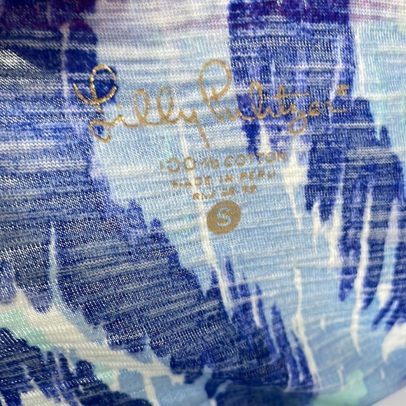 Lilly Pulitzer Kalissa Knit Tunic Skipped a Beach Allover size small - Picture 8 of 9